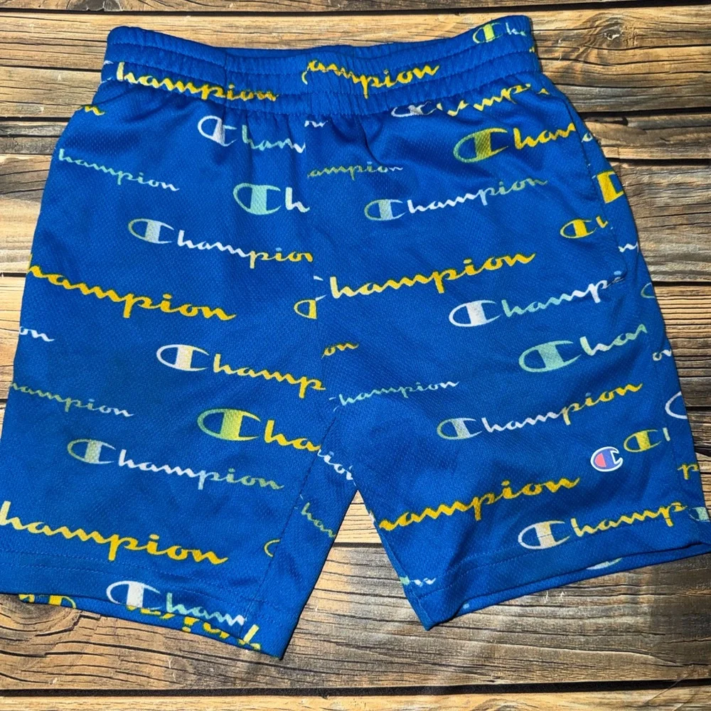 Champion‎ Kids Vibrant Blue Logo Shorts